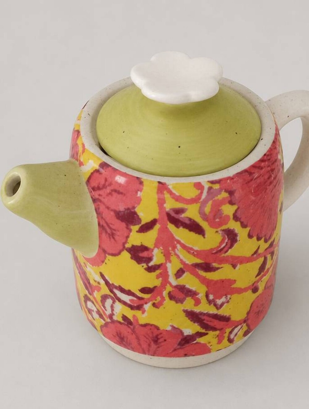 Théière Anthropologie à Motif Floral